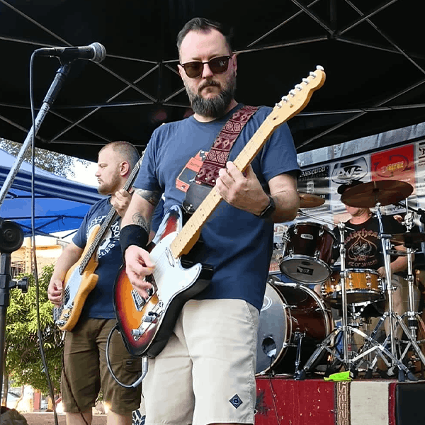 Igor em ação no Rock na Praça